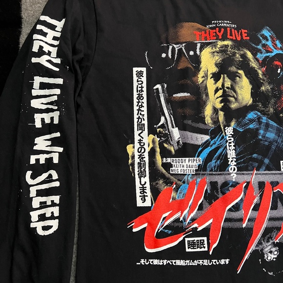RUCKING FOTTEN x THEY LIVE "This Is Your God" L/S Shirt - Picture 3 of 10